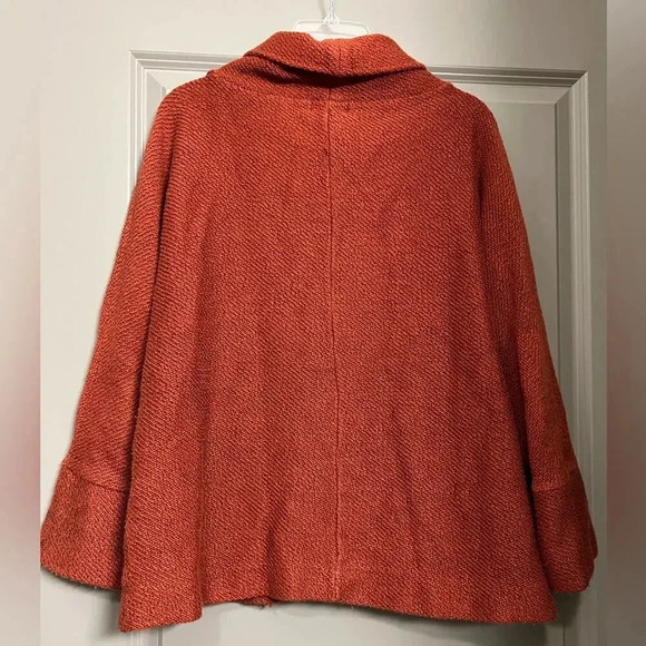 Soft Surroundings Marled Knit Woven Sweater - Picture 8 of 10